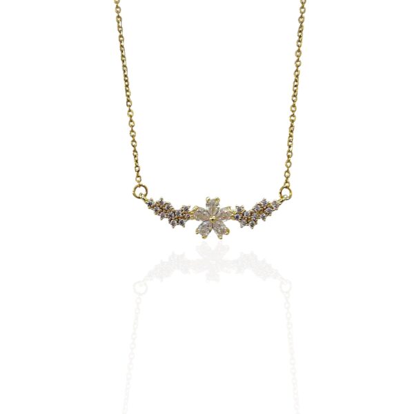 SUPER SPARKLE FLOWER NECKLACE