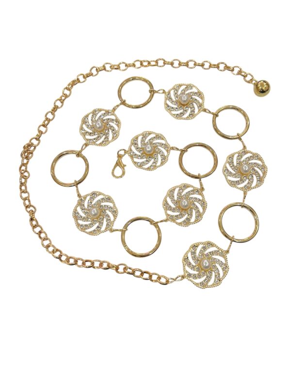 SPARKLE PEARL BELLY CHAIN ΖΩΝΗ