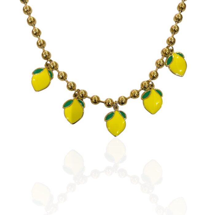 LEMON CHARM NECKLACE