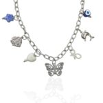 SILVER SUM MOOD CHARM NECKLACE