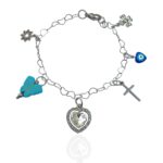 BLUE ISLAND CHARM BRACELET