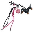 PINKY DOG BAG CHARM ΜΠΡΕΛΟΚ