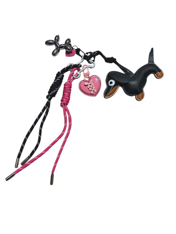 PINKY DOG BAG CHARM ΜΠΡΕΛΟΚ