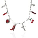 RED CHERRY CHARM NECKLACE