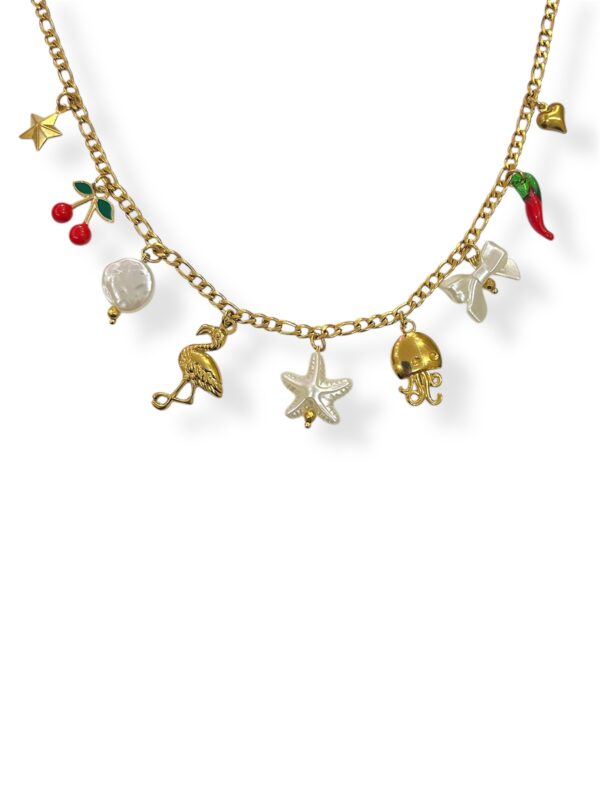 SERIN SUMMERY CHARM NECKLACE