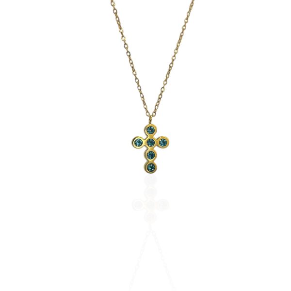 ORANS BLUE CROSS NECKLACE