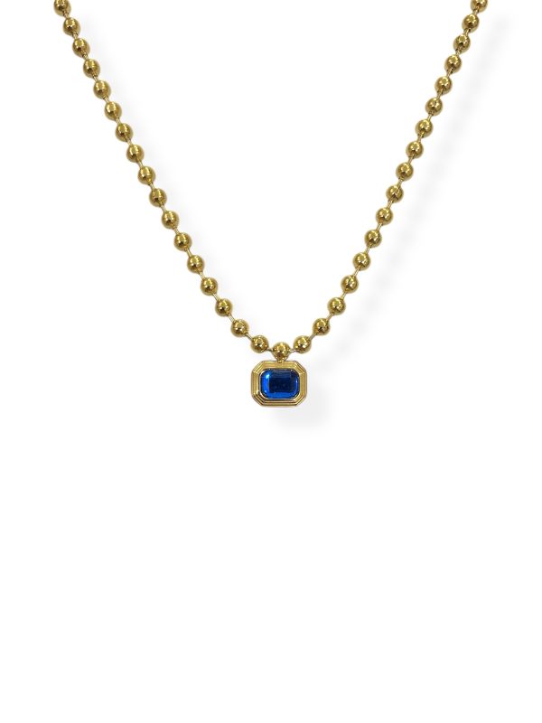 BLUE PATRIS NECKLACE