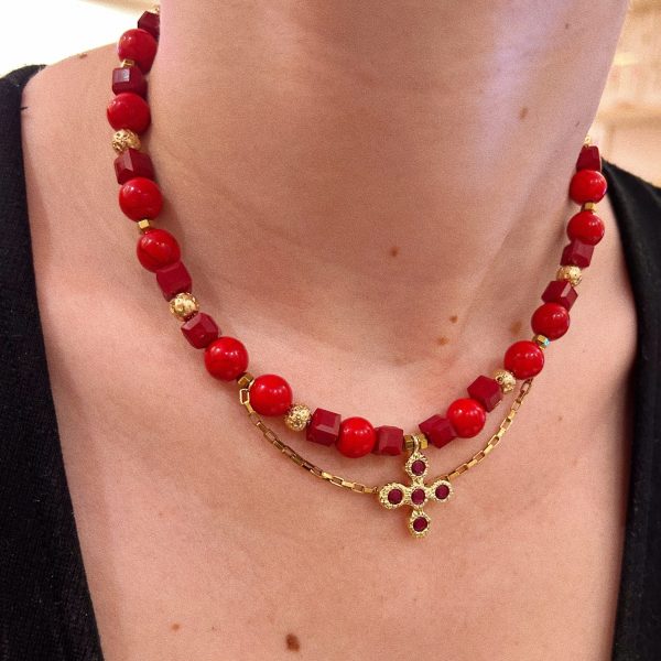 INFERNO CROSS NECKLACE - Image 2