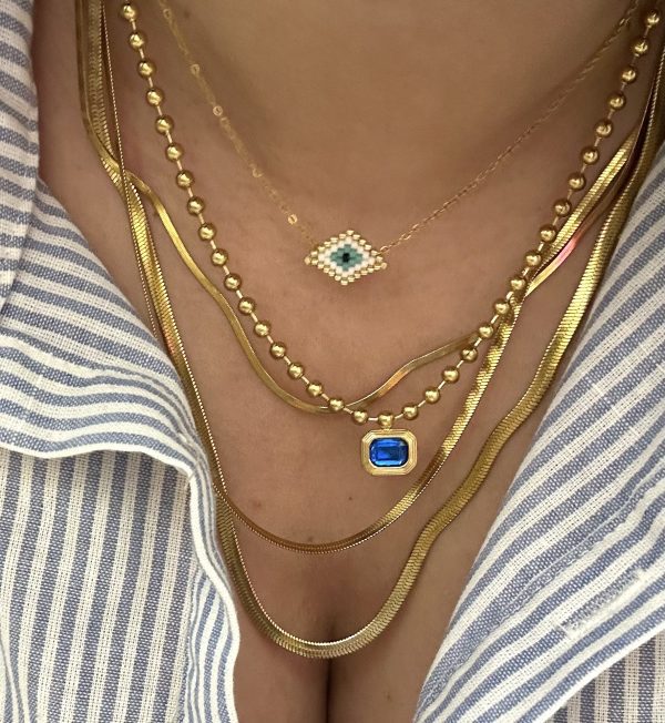 BLUE PATRIS NECKLACE - Image 2