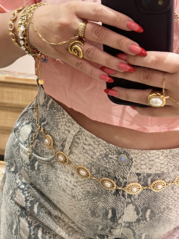 DUKESA PEARL BELLY CHAIN ΖΩΝΗ - Image 2