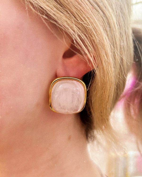 AURA PINK EARRINGS - Image 2