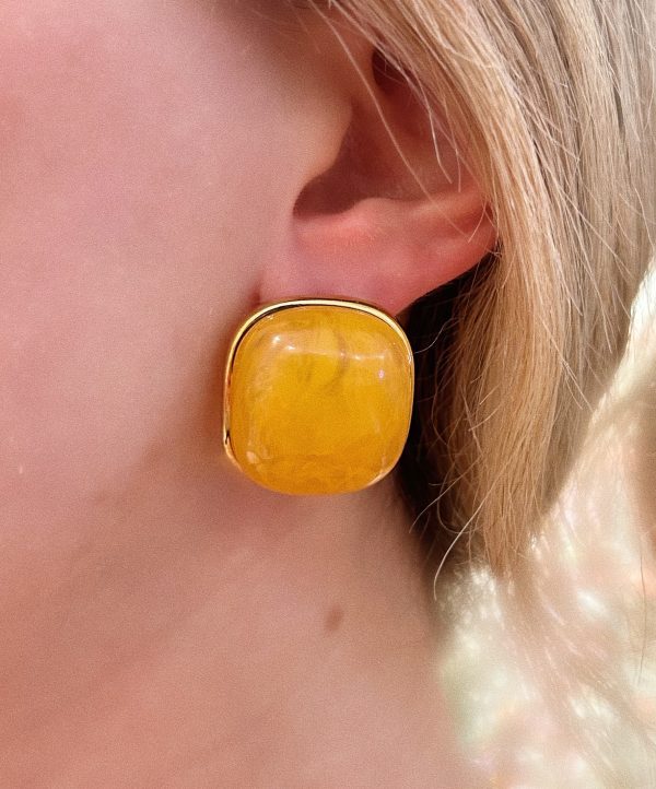 AURA ORANGE EARRINGS - Image 2