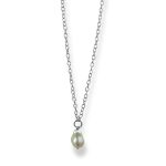 PEARL SEA TIE CHAIN NECKLACE