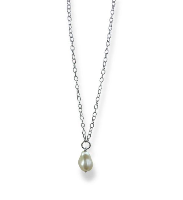 PEARL SEA TIE CHAIN NECKLACE