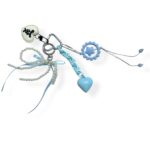 BABE BLUE CUTIE BAG CHARM ΜΠΡΕΛΟΚ