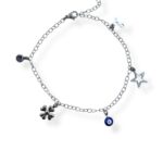 SILVER CUTIE COLOR ANKLET