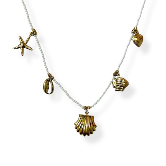 GOLDEN COAST CHARM NECKLACE