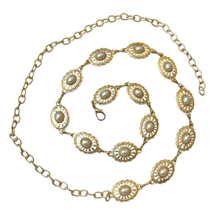 DUKESA PEARL BELLY CHAIN ΖΩΝΗ