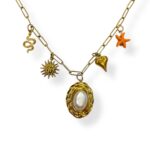 PEARL OF THE PAST CHARM NECKLACE