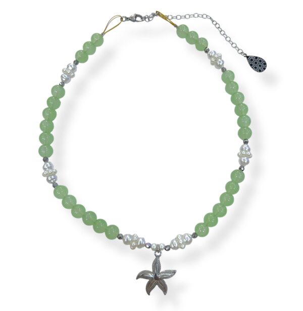 SEAFOAM STAR NECKLACE