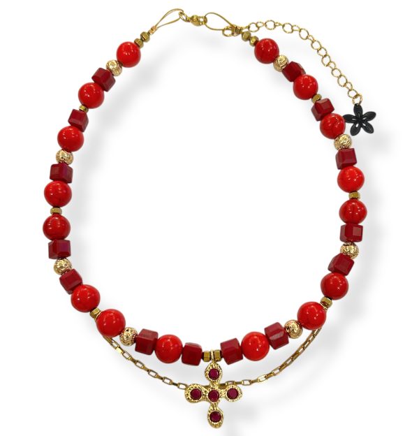 INFERNO CROSS NECKLACE