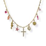 GIRLY SUMMER CHARM NECKLACE