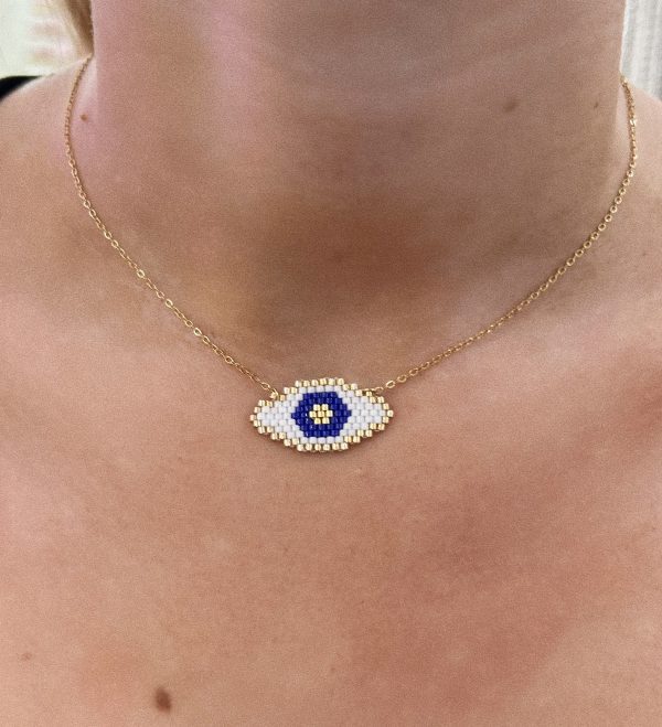 BLUE BIGY EYE NECKLACE