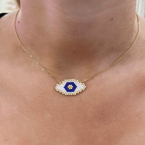 BLUE BIGY EYE NECKLACE