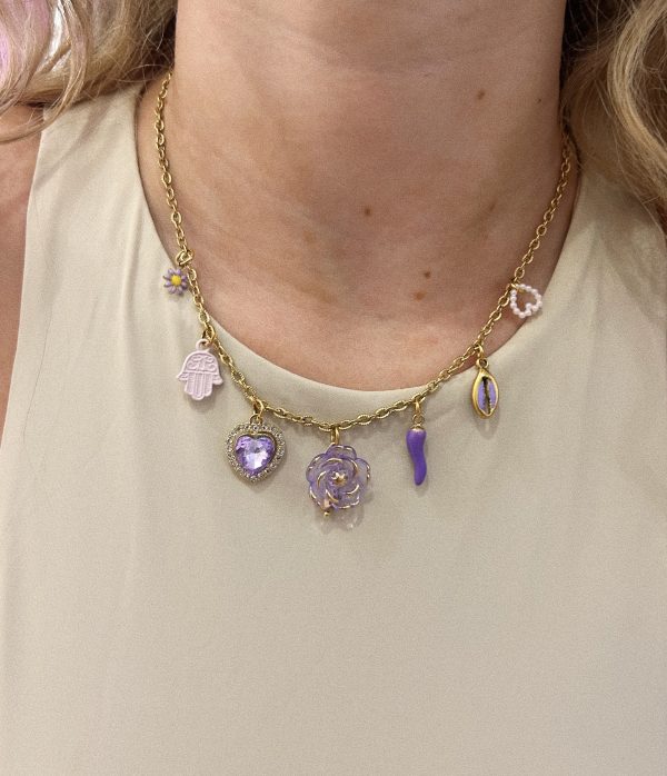 LILIAN MOOD CHARM NECKLACE - Image 2