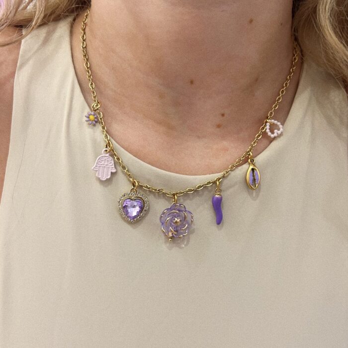 LILIAN MOOD CHARM NECKLACE