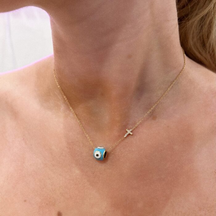 MINI XALLY CROSS NECKLACE