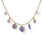 LILIAN MOOD CHARM NECKLACE