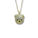 CRYSTAL BEAR NECKLACE