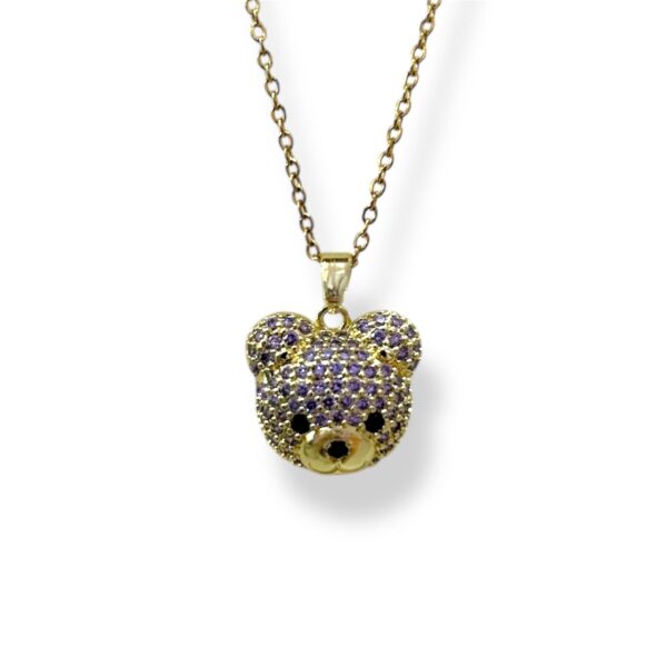 LILA BEAR NECKLACE - Image 1
