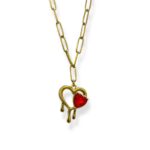 RED HEART NECKLACE