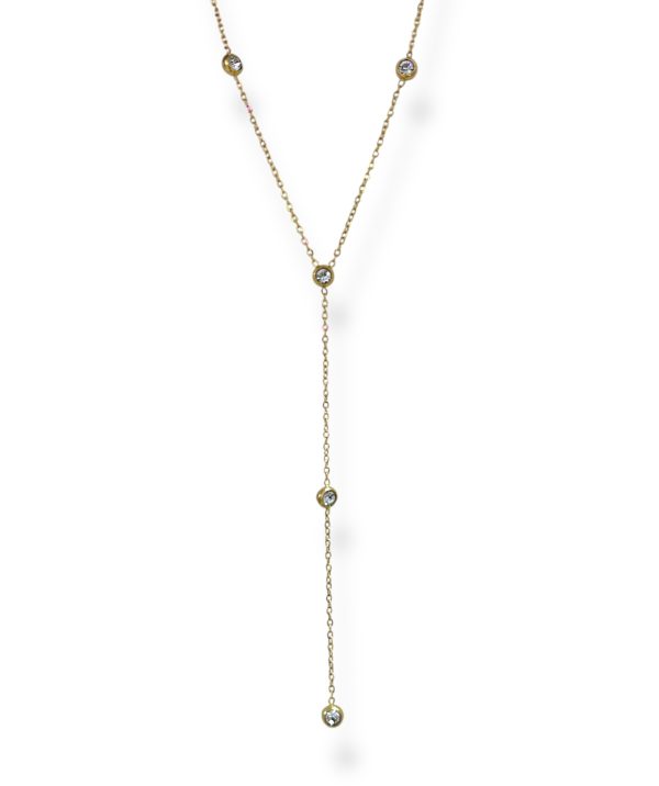 ΤΙΝΑ TIE SPARKLING NECKLACE