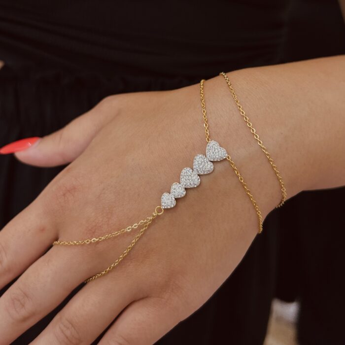 PAMY HEART RING BRACELET