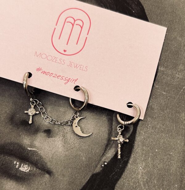 SILER NIGHT SET EARRINGS - Image 2