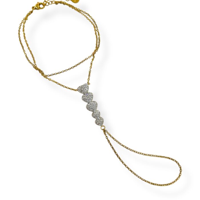 PAMY HEART HAND BRACELET