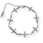 BUBBLE CROSSES  BRACELET