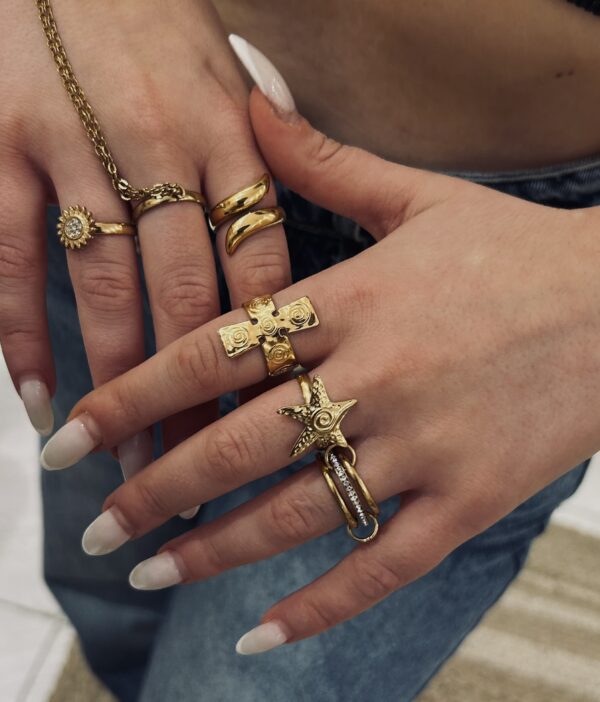 EGYPT CROSS RING - Image 2
