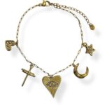 HEART EYE CHARM BRACELET