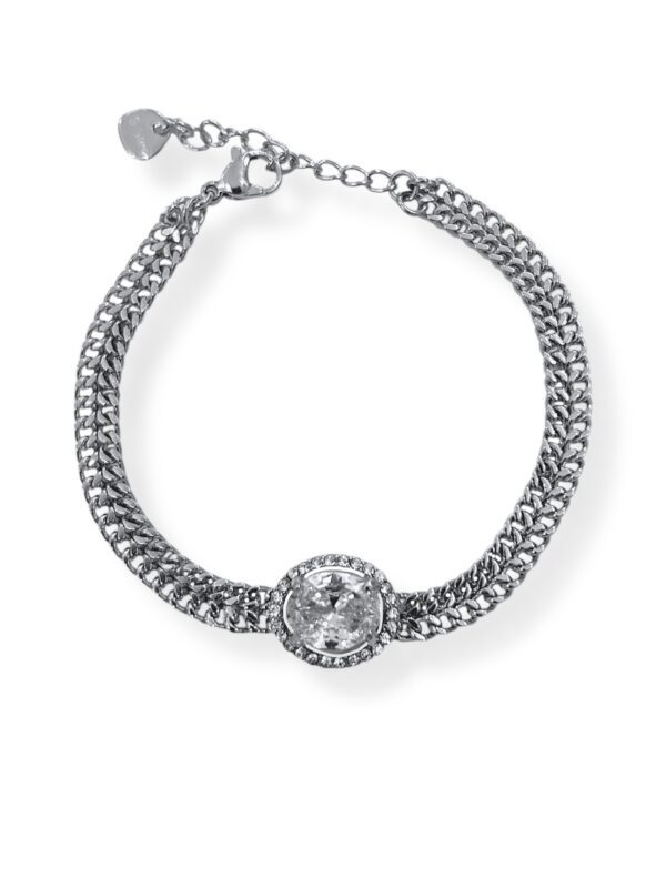 CRYSTAL CHAIN BRACELET - Image 1