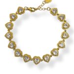 HEARTS GLITER  BRACELET