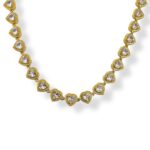 HEARTS GLITER NECKLACE