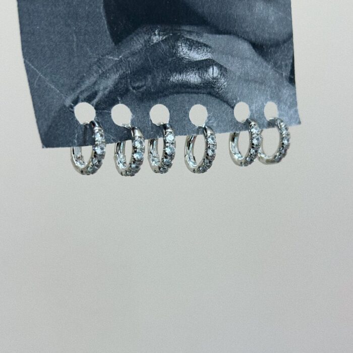 DORA SPARKLE HOOPS EARRINGS