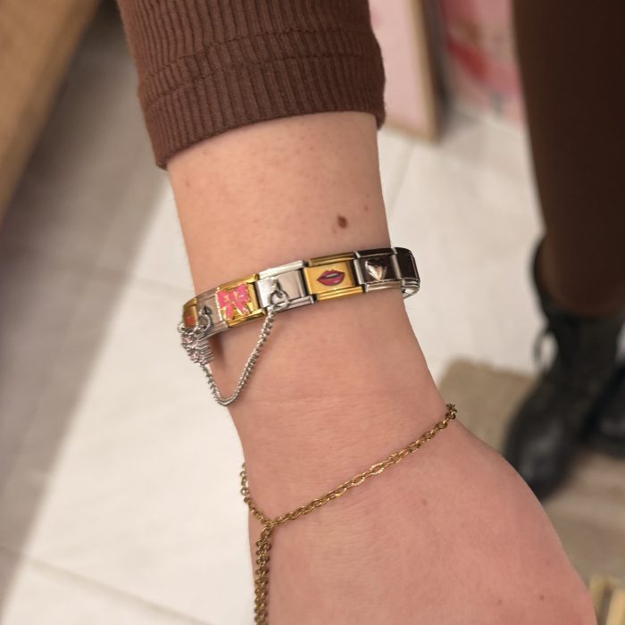 LIPS GOLD ITALIAN CHARM