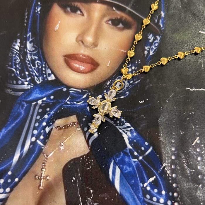 AMALLH CROSS NECKLACE