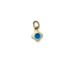 WHITE EYE CHARM 1CM