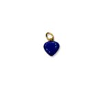 HEART BLUE CHARM 1CM